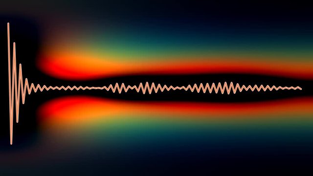 audio wave trance dance music background
