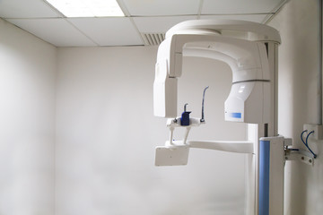 Digital panoramic x-ray dental machine with nobody
