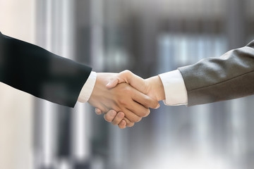 M&A (MERGERS AND ACQUISITIONS) , Businessman handshake working at office M&A