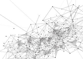 Internet connection, abstract sense of science and technology graphic design.