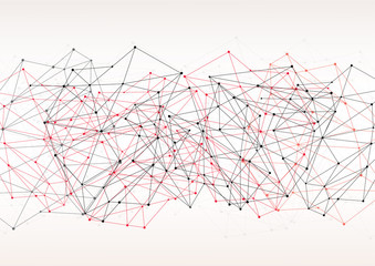 Internet connection, abstract sense of science and technology graphic design.