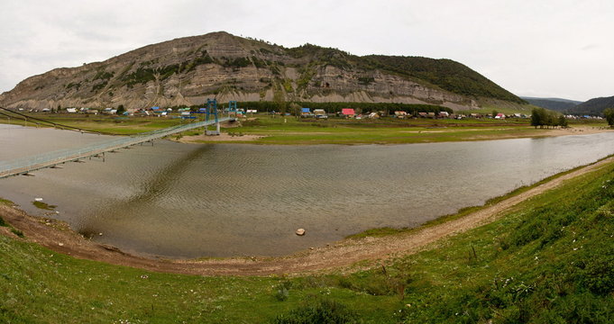 Bridge over the river Zilim. Tash Asty