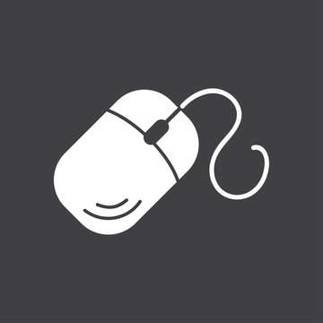 Computer mouse icon symbol. 
So, click the mouse.