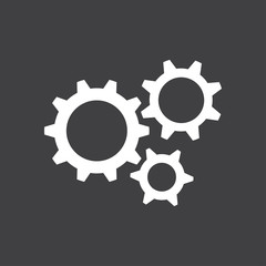 Gear icon.The development and management of business processes.