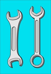 KEYS WRENCHES TOOL
tool for tightening nuts and bolts

