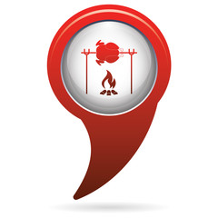 Grilled chicken icon