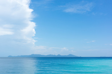 beautiful landscape of clouds and blue sky