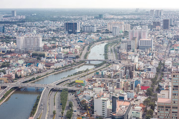 Fototapeta na wymiar Ho Chi Minh city