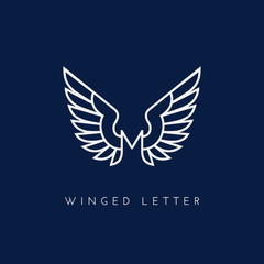 Winged letter
