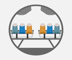 Narrow body Airplane Cross section