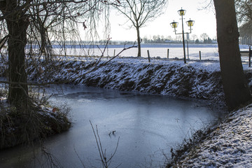 Frosty moat