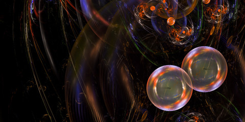 Bubbles, Hintergrundbild