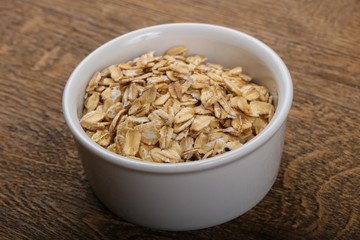 Raw oatmeal