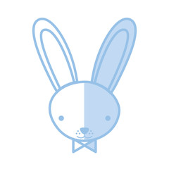 cute rabbit tender character vector illustration design
