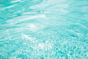 Turquoise pool water background 
