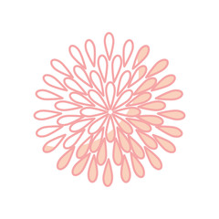 beauiful garden flower icon vector illustration design