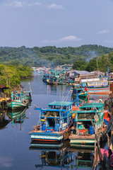 Fototapeta na wymiar Phu Quoc River View Vietnam