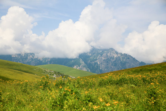 lessinia alps in veneto