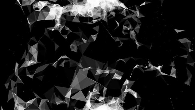 Overlay background. Exploding particles, flying fragments in different directions, twisting white dots. Smashing glass. You can use different types of overlay and get great effects.