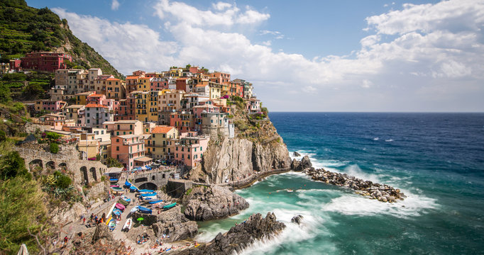 Manarola town, Italy