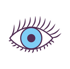 sexy female eye icon vector illustration design