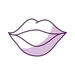sexy female lips icon vector illustration design