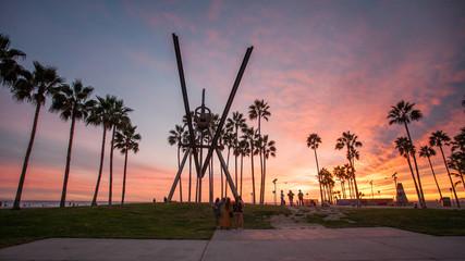 Venice Beach Sonnenuntergang