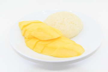 Mango on sticky rice  