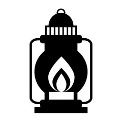 camping lantern isolated icon vector illustration design