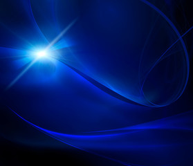 Abstract blue design background