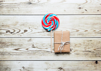 lollipop and cute gift