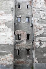 Old buildings in New Praga, Warsaw, Poland which is very popular area now