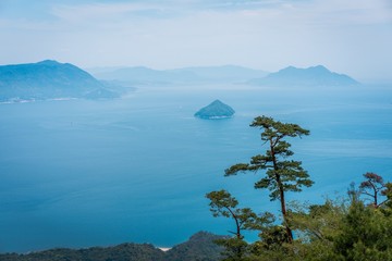 Naklejka premium Japonia po wyspach