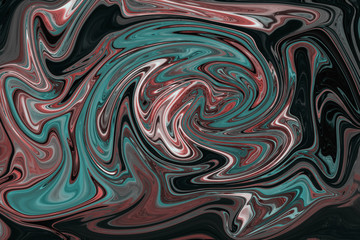 Background image with various color flow illustrations.