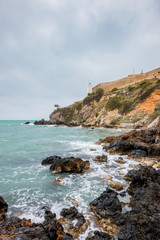 Côte méditerranéenne à Talamone en Toscane