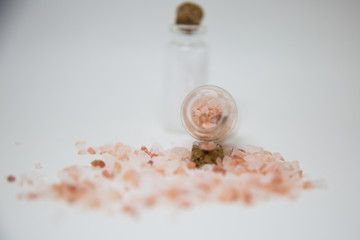 Himalaya Salz in der Glasflasche