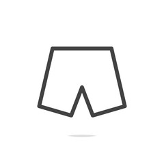 Pants icon vector