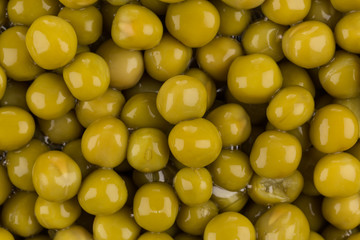 Marinated green peas