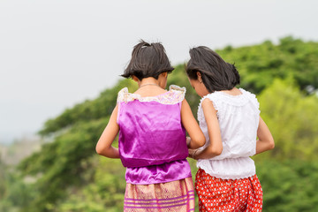 Two Thai girls