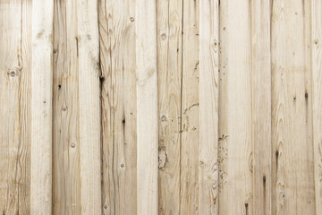 Light brown wood texture. Background light old wooden panels.Boards are nailed vertically