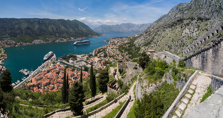 Steps leading to the Fort overlooking Kotor