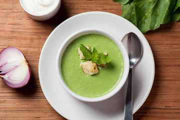 spinach soup