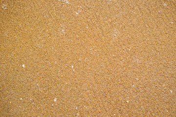 Smooth sand on the beach in the Asia tropical zone background.