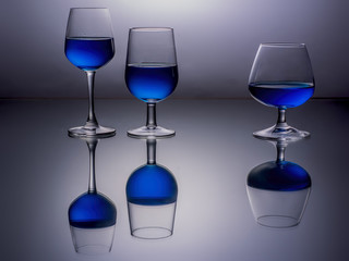 Blue drinks