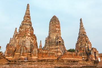 Fototapeta premium Wat Chaiwatthanaram Temple in Ayutthaya Historical Park, Thailand
