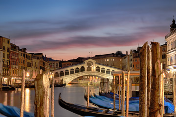 Rialto bridge and Grand canal, Venice - 149680763