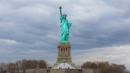 Fototapeta na wymiar Freiheitsstatue - Statue of Liberty - New York (Manhattan)