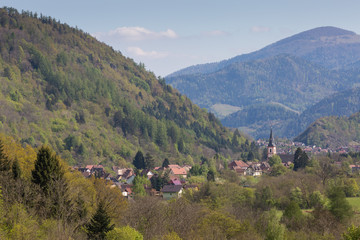 Fototapeta premium Village d'Alsace