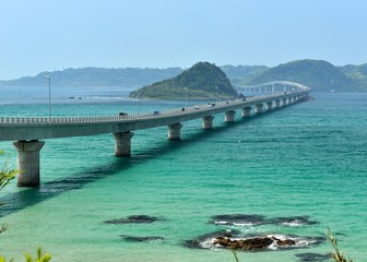 Obraz premium 角島大橋