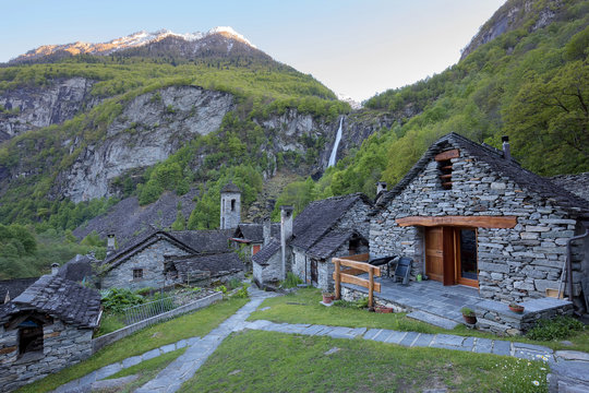 Wasserfall, Foroglio - Bavonatal